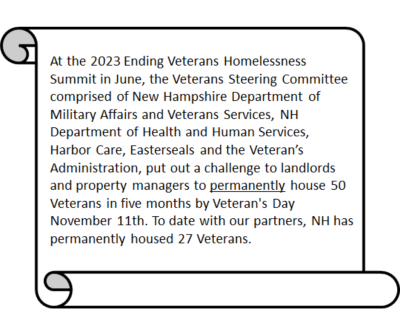 Ending Veteran Homelessness Goal Permanently House 50 Veterans