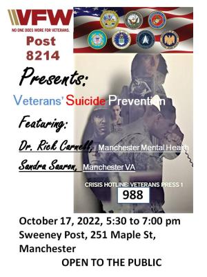 Veteran's Suicid Prevention